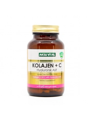 Kolajen + C Vitamini & Hyaluronik Asit 60 Tablet