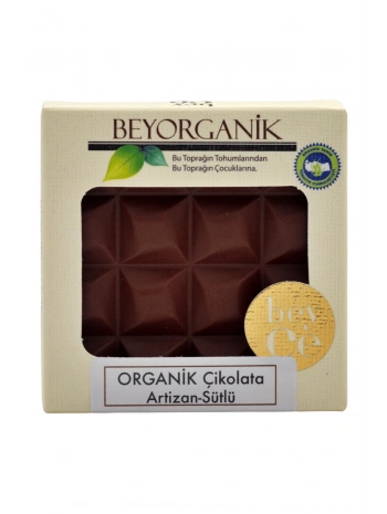 Organik Artizan Çikolata Sütlü 40gr