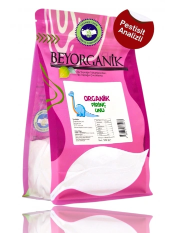 Organik Bebek Pirinç Unu 500gr +6ay