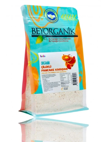 Organik Çilekli Pankek Karışımı 200gr +12ay