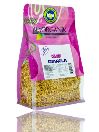 Organik Granola 350gr Mor Özlerle Harmanlanmış