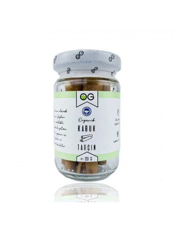Organik Kabuk Tarçın 20 Gr