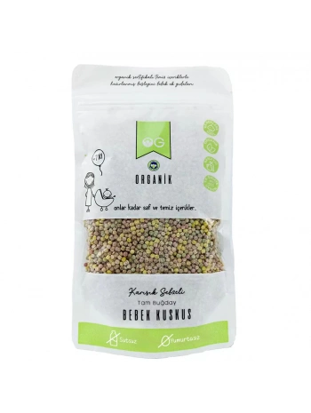 Organik Karışık Sebzeli Tam Buğday Bebek Kuskus 250 GR +7 Ay