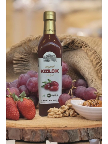 Organik Kızılcık Sirkesi (500ml)