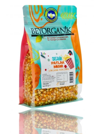 Organik Patlak Mısır 500gr