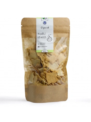 Organik Peynirli Kraker 100 Gr