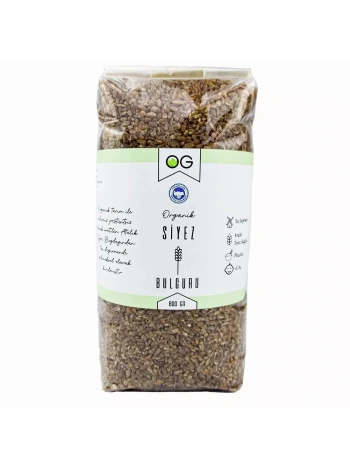 Organik Pilavlık Siyez Bulguru 800 Gr +8 Ay