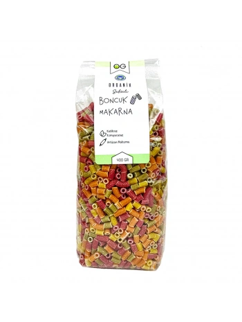 Organik Sertifikalı Sebzeli Artizan Boncuk Makarna 400 Gr