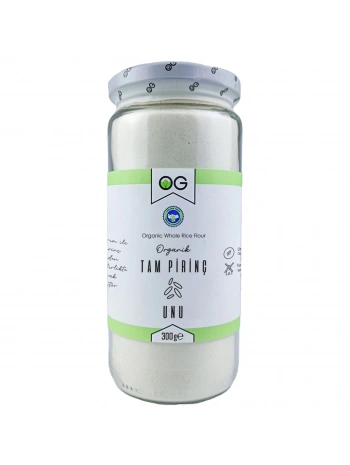 Organik Tam Pirinç Unu 300 Gr