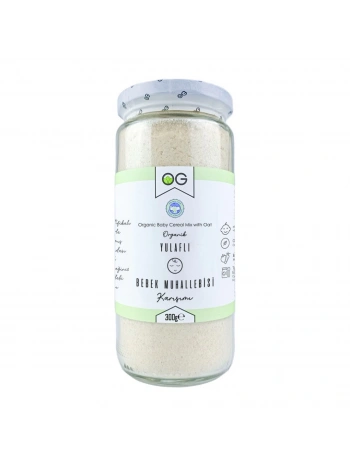 Organik Yulaflı Bebek Muhallebisi Karışımı 300 Gr +6 Ay