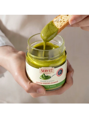 SERVET Şeker İlavesiz Antep Fıstığı Ezmesi 200g