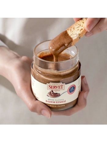 SERVET Şeker İlavesiz Badem Ezmesi 200g