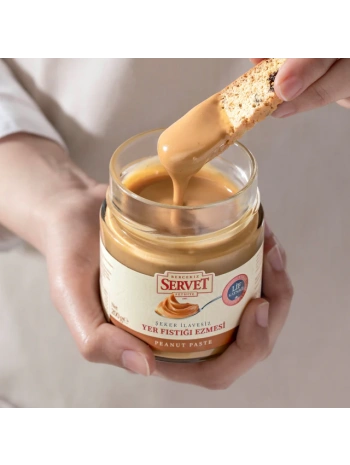 SERVET Şeker İlavesiz Yer Fıstığı Ezmesi 200g
