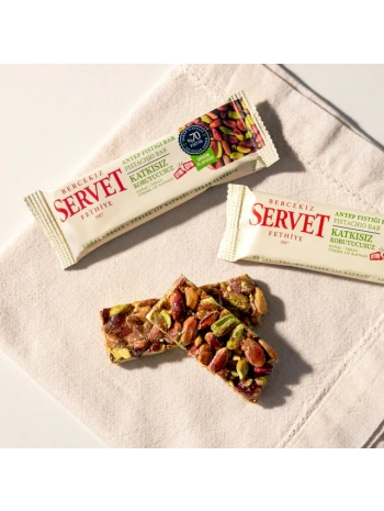 SERVET Şeker İlavesiz Antep Fıstığı Krokan Bar
