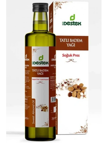 Tatlı Badem Yağı (Soğuk Sıkım) 250 ml
