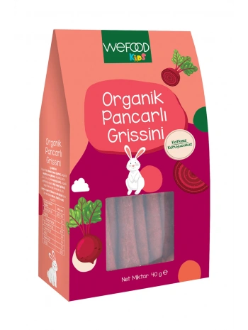 Wefood Kids Organik Pancarlı Grissini 40 gr Wefood Kids Organik Pancarlı Grissini 40 gr