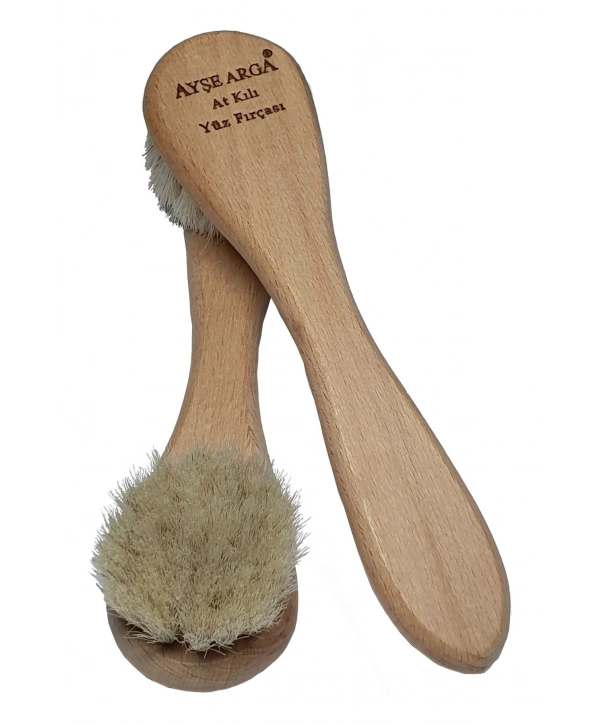 Doğal At Kılı Yüz Fırçası