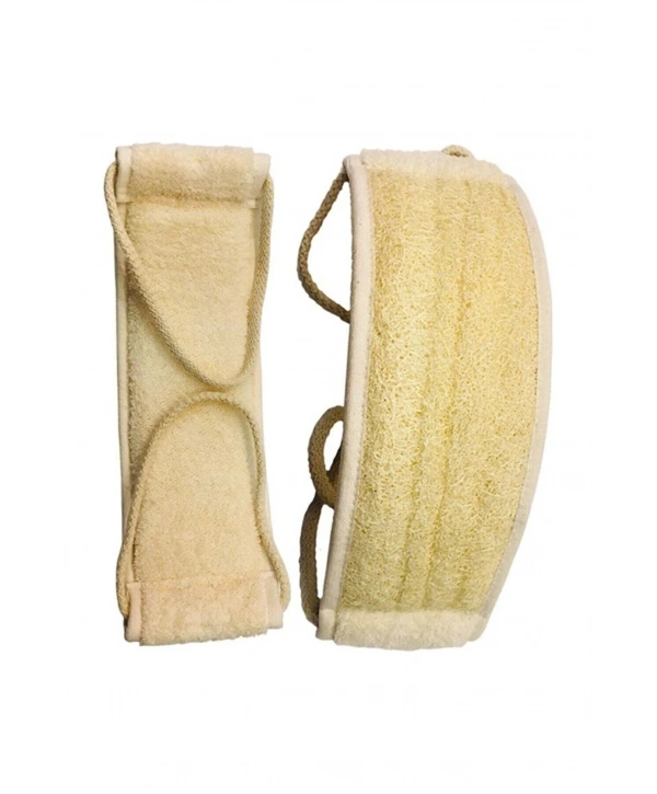 Doğal Kabak Lifi Uzun Sırt Tipi Ipli Kese