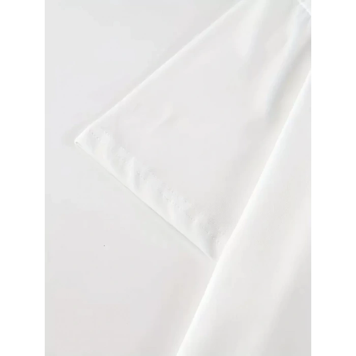 20/1 Penye CompackNew York Baskılı Oversize Kısa Kol Bisiklet Yaka T-shirt - Beyaz