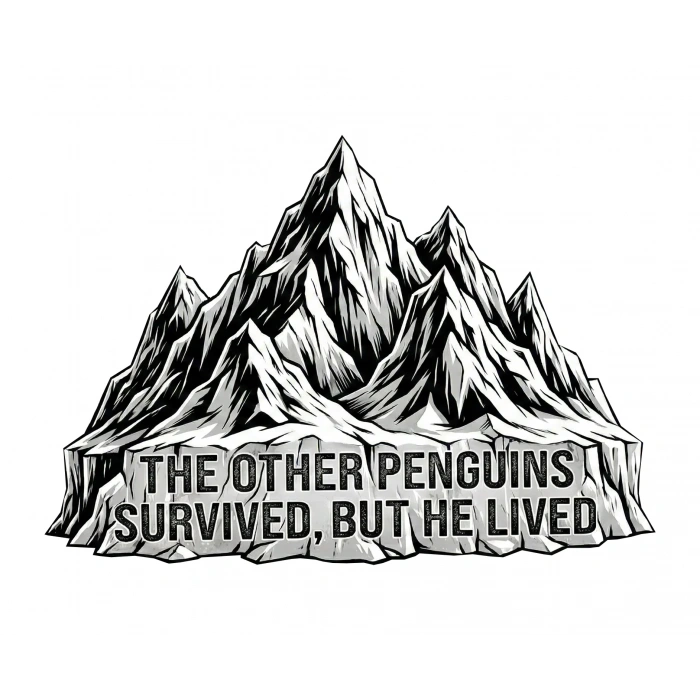 Kadın Nihilist Penguen Temalı Oversize Kapüşonlu Sweatshirt - Beyaz