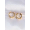 316L Çelik Gold Renk Model Halka Küpe