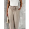 Ayrobin Oversize Kadın Pantalon - Bej