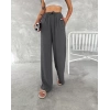 Ayrobin Oversize Kadın Pantalon - Füme