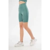 Biker Sporcu Şort - Mint Yeşil