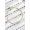 Pirinç Charm Zirkon Taşlı Yıldız Model Gold Renk Kadın Bileklik