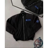 ERKEK Stark Industries Siyah Bomber Mont – Fermuarlı, Cepli, Uzun Kollu, Kapitone Astarlı, Bahar ve Kışlık Ceket - Siyah
