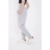 Üç İplik Basic Lastikli Eşofman Pantolon - Gri