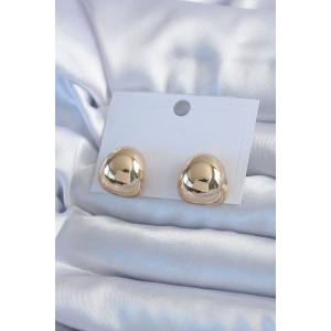 Gold Renk Pirinç Kadın Küpe