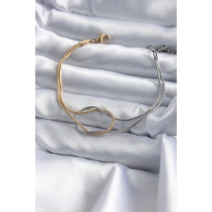 316L Çelik Mix Renk Düğüm Model Kadın Bileklik