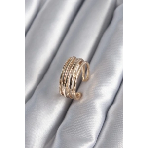 Gold Renk Ayarlanabilir Kadın Yüzük