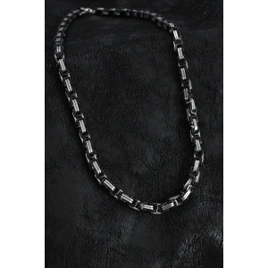 316L Çelik Kral Zincir Model Gümüş Renk Erkek Kolye