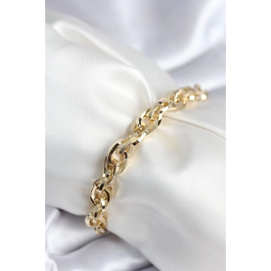 Pirinç Gold Renk Zincir Model Kadın Bileklik