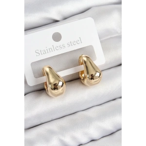 Pirinç Halka Model Gold Renk Kadın Küpe