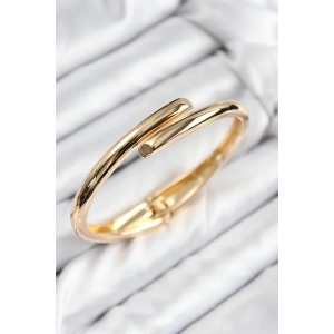 Pirinç Kesik Model Gold Renk Kadın Kelepçe