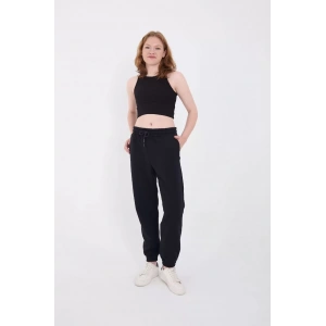 Üç İplik Basic Lastikli Eşofman Pantolon - Lacivert