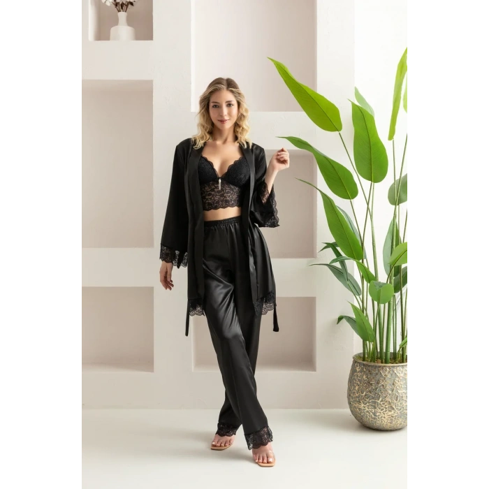 10 PARÇA GELİN SETİ SİYAH (MGP312245)