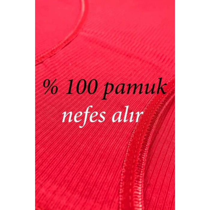 12 Adet Fitilli Pamuklu Kadın Kaşkorse Bikini Külot
