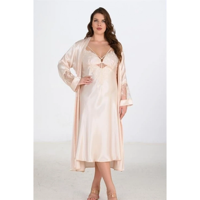 2li Fildişi Sabahlık Takımı Bigsize 6222