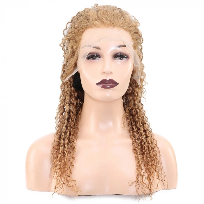 Afro Dalga Front Lace Gerçek Tül Peruk - Balköpüğü - 60-65cm