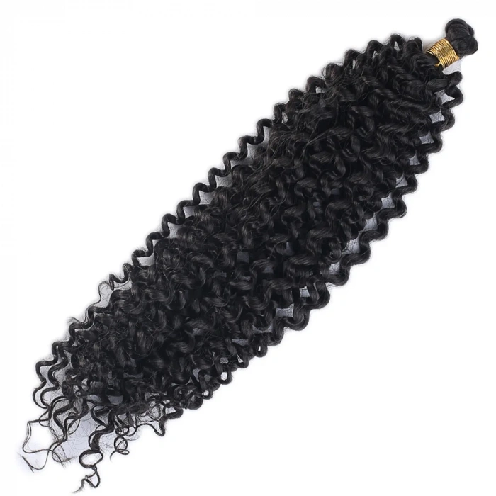 Afro Dalgası Saç - Koyu Kestane