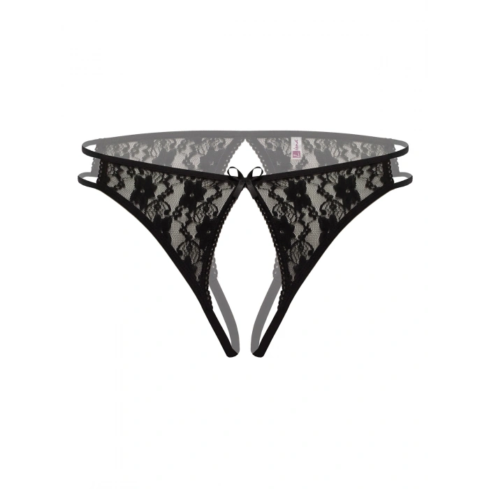 Ağı Açık Kadın Siyah Fantezi Külot