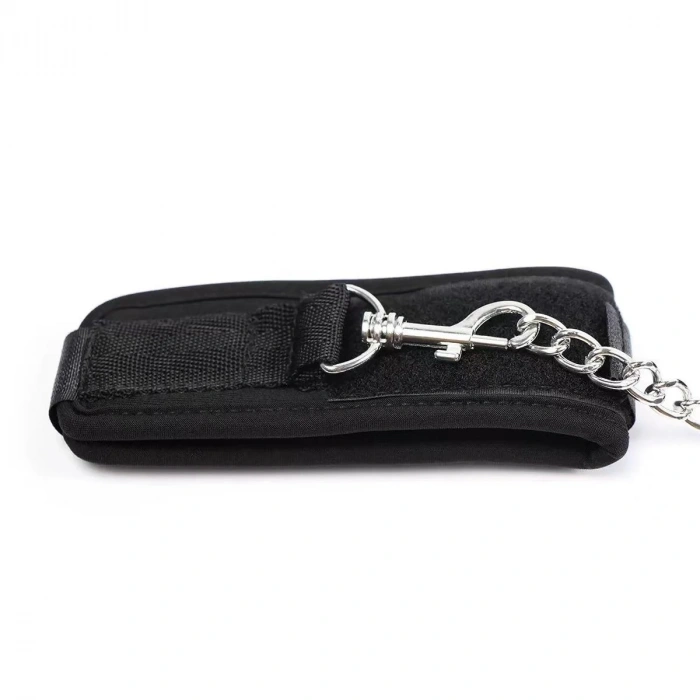 Ağız Toplu El Ayak Bağlama Kemeri Siyah