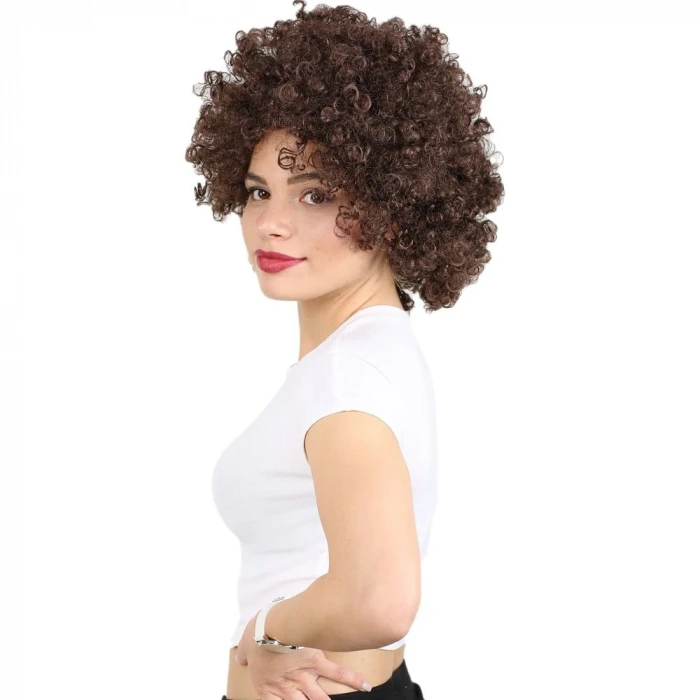 Animasyon Parti Ve Palyaço Peruğu - Kahverengi