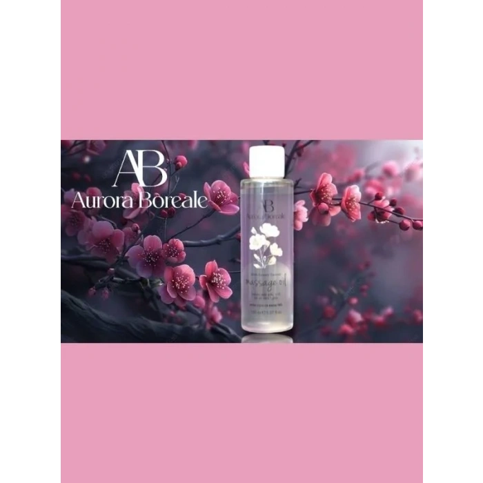 Aurora Boreale Beyaz Çiçek Aromalı Masaj Yağı 150 ML