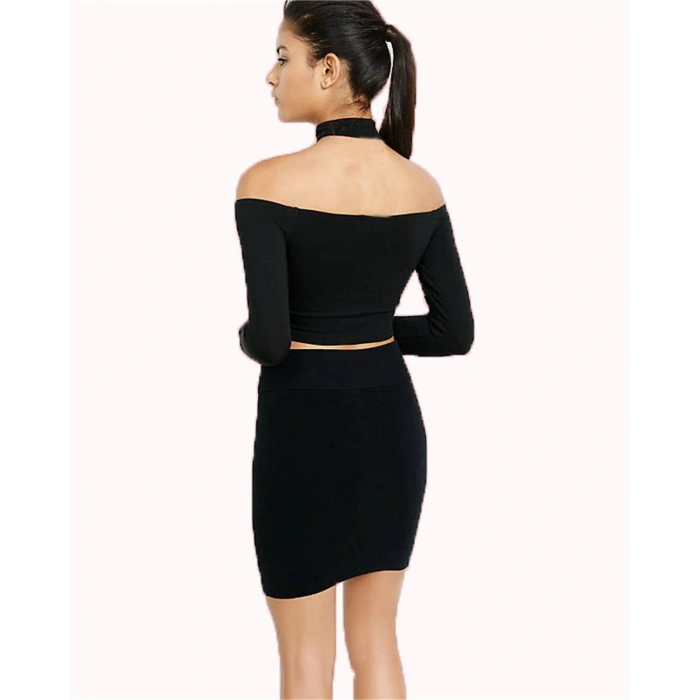 B101280 Uzun Kollu Bustiyer Etek Takım