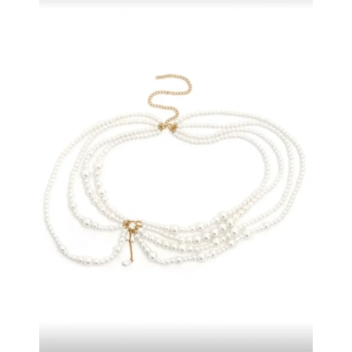 Bel Aksesuarı, Zarif , Şık , İncili Kostüm